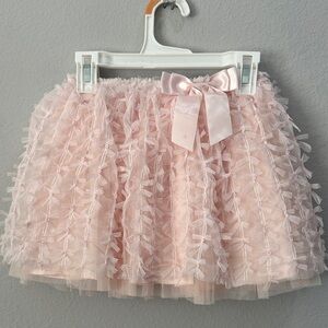 Popatu Blush Tulle Skirt with Satin Bow